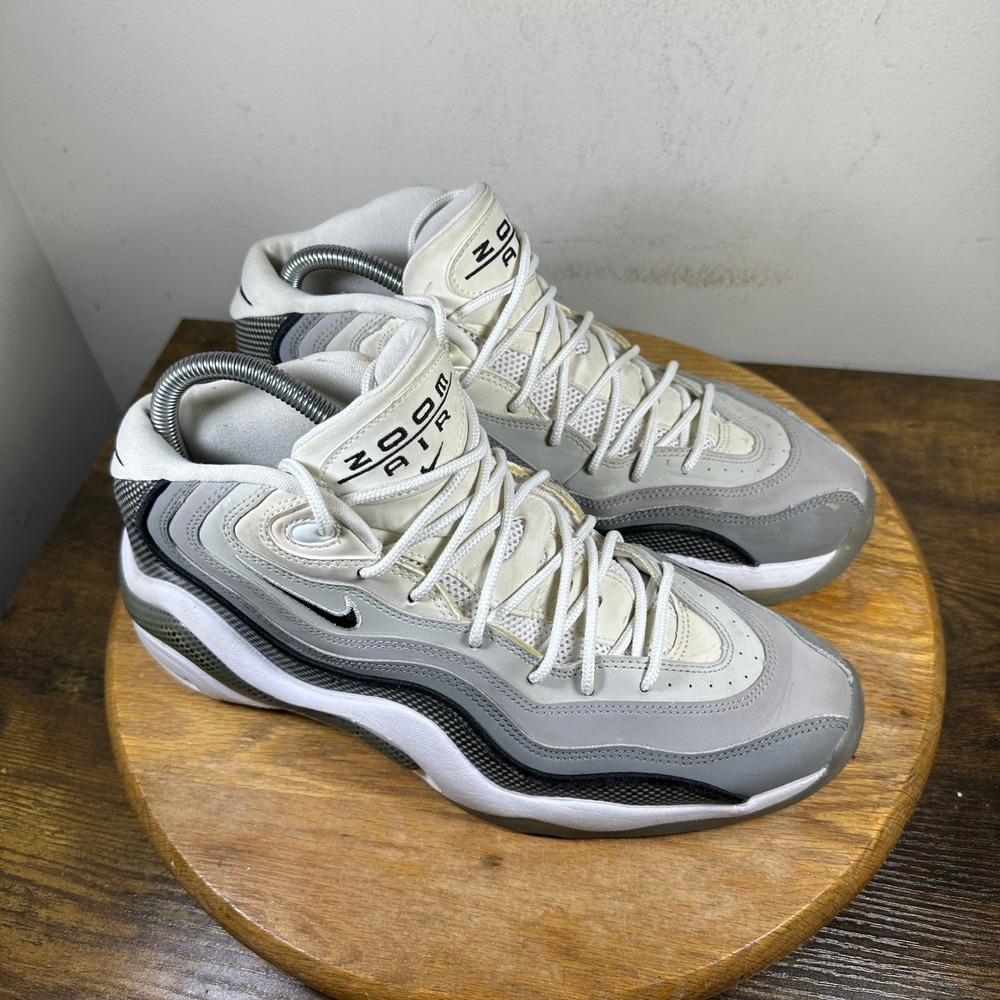 Nike Air Zoom Flight 96 Matte Silver 2014 Men's Shoes White Size 9 317980-001